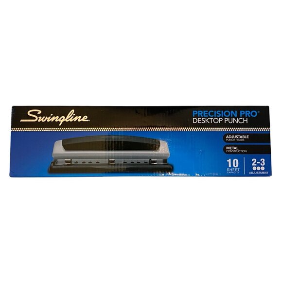 SWINGLINE Precision Pro Desktop Hole Punch (10 Sheet Capacity) Office Supplies - Picture 1 of 2
